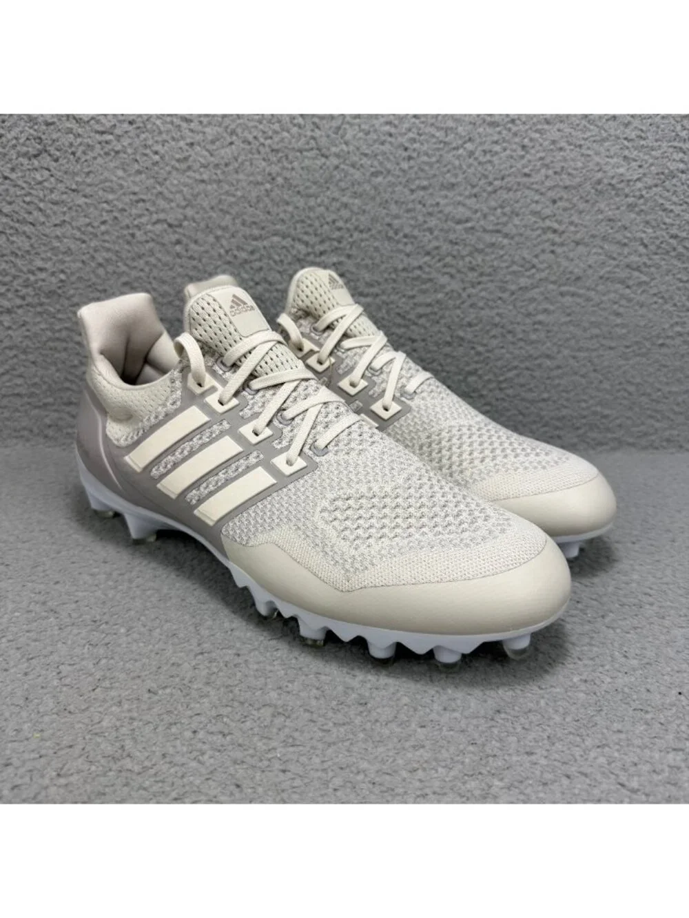 Adidas UltraBoost Cleats Mens 12.5 Shoes Cream Chalk 1.0 Football Talc Granite